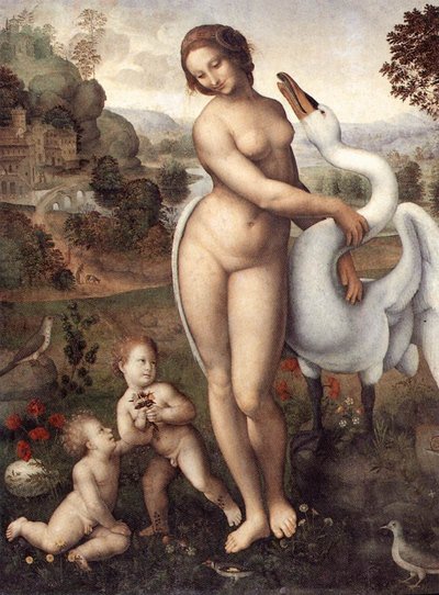 Leda y el cisne de Leonardo da Vinci